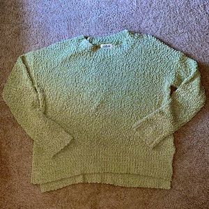 Listicle Pullover Sweater Green